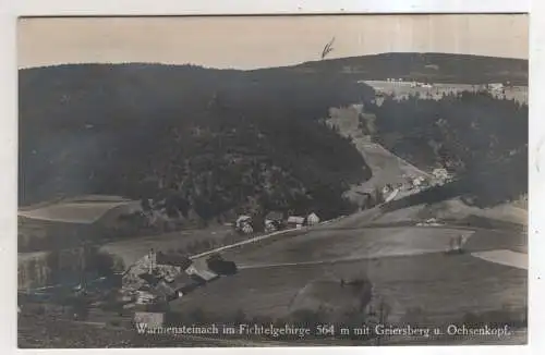 [Ansichtskarte] GERMANY - Wamensteinach im Fichtelgebirge mit Geiersberg u. Ochsenkopf. 