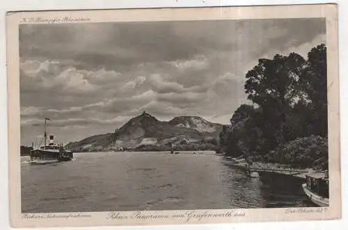 [Ansichtskarte] GERMANY - Rhein Panorama von Grafenwerth aus. 