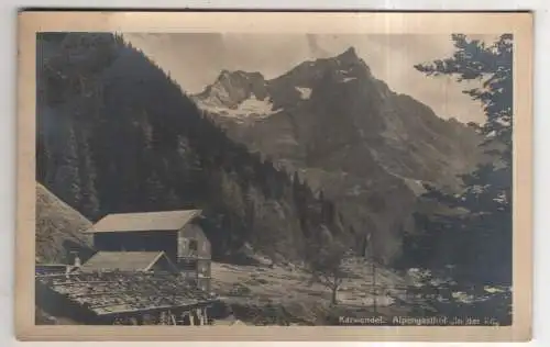 [Ansichtskarte] GERMANY (?) - Karwendel - Alpengasthof an der Eng. 