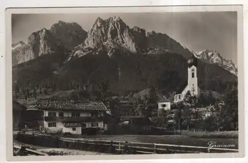 [Ansichtskarte] GERMANY - Grainau. 