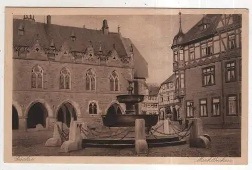 [Ansichtskarte] GERMANY - Goslar - Marktbecken. 