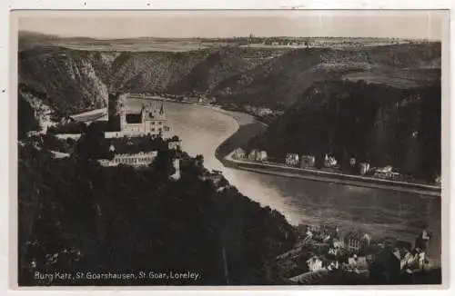 [Ansichtskarte] GERMANY - Burg Katz - St. Goarshausen - St. Goar - Loreley. 