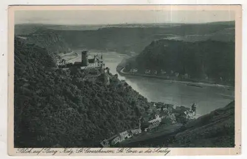 [Ansichtskarte] GERMANY - Blick auf Burg Katz - St. Goarshausen - St. Goar u. die Loreley. 