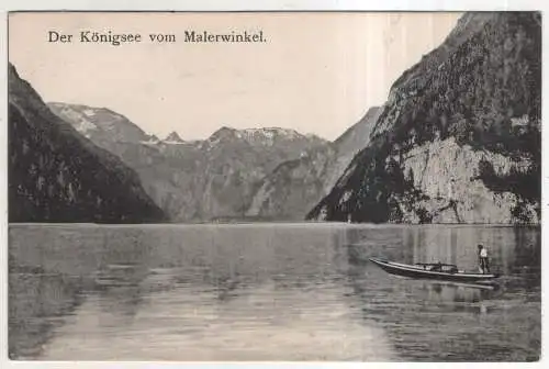 [Ansichtskarte] GERMANY - Der Königsee vom Malerwinkel. 