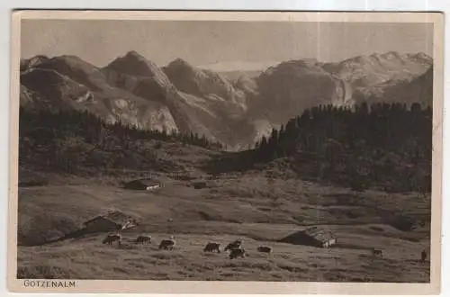 [Ansichtskarte] GERMANY - Gotzenalm bei Berchtesgaden. 