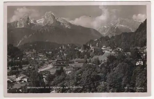 [Ansichtskarte] GERMANY - Berchtesgaden mit Watzmann und Hochkalter. 