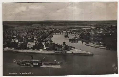 [Ansichtskarte] GERMANY - Koblenz - Deutsches Eck. 