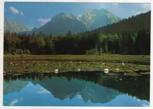 [Ansichtskarte] GERMANY -  Taubensee an der Alpenstr. mit Watzmann und Hochkalter. 