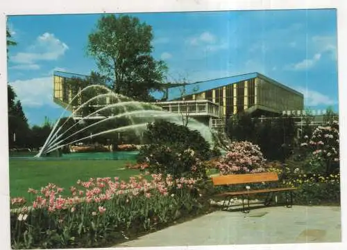 [Ansichtskarte] GERMANY - Essen - Grugapark - Eingangshof mit Grugahalle. 