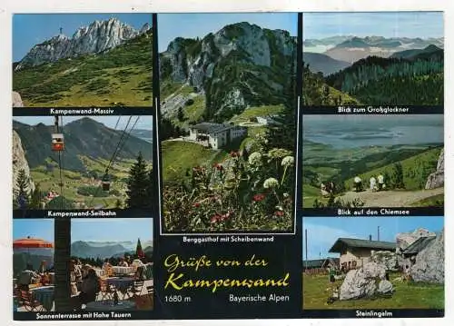 [Ansichtskarte] GERMANY - Kampenwand - Bayerische Alpen. 