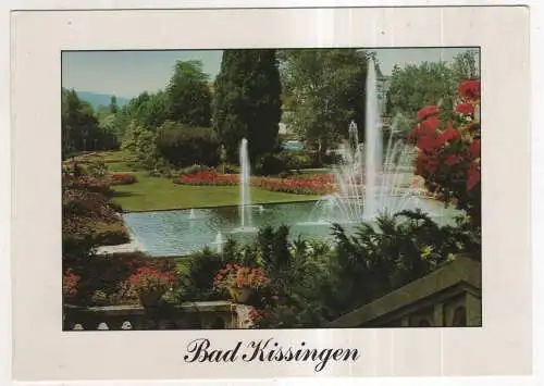 [Ansichtskarte] GERMANY - Bad Kissingen - Rosengarten. 