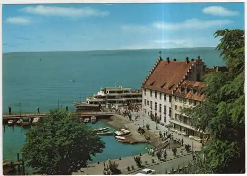 [Ansichtskarte] GERMANY - Meersburg am Bodensee - Hafen. 