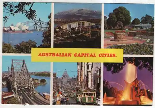 [Ansichtskarte] AUSTRALIA - Australian Capital Cities. 