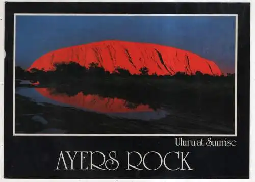 [Ansichtskarte] AUSTRALIA - Ayers Rock - Uluru at Sunrise. 