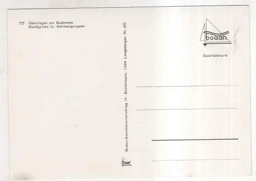 [Ansichtskarte] GERMANY - Überlingen am Bodensee - Stadtgarten m. Kakteengruppen. 