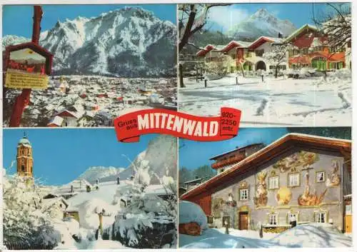 [Ansichtskarte] GERMANY - Mittenwald. 