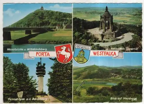 [Ansichtskarte] GERMANY - Porta Westfalica. 