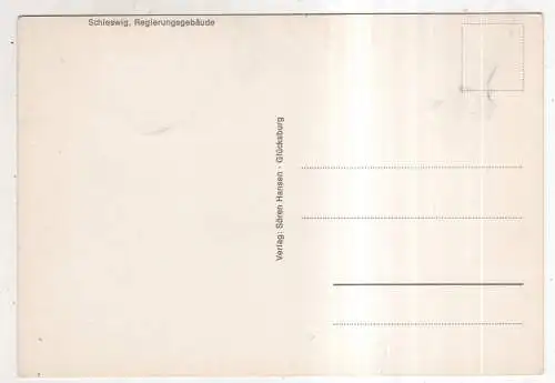 [Ansichtskarte] GERMANY - Schleswig - Regierungsgebäude. 