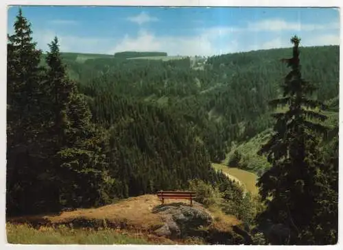 [Ansichtskarte] GERMANY - Blick vom Romansfelsen in den Frankenwald. 