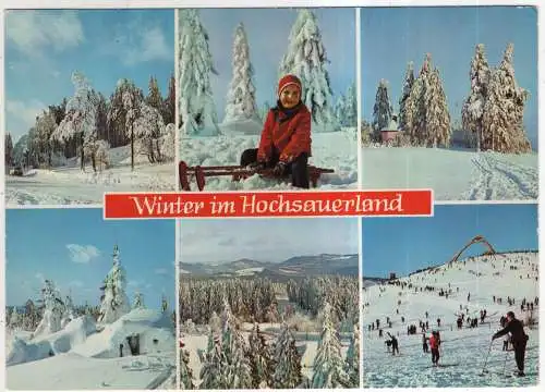 [Ansichtskarte] GERMANY - Winter im Hochsauerland. 