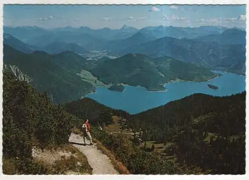 [Ansichtskarte] GERMANY - Blick v. Herzogstand auf Walchensee. 