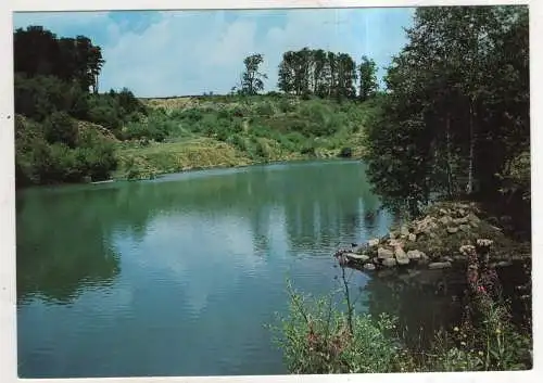 [Ansichtskarte] GERMANY - Naturpark Rhön - Basaltsee und Steinernes Haus. 