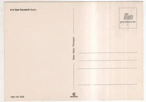 [Ansichtskarte] GERMANY - Bad Neustadt a. d. Saale. 