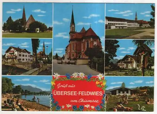 [Ansichtskarte] GERMANY - Übersee-Feldwies am Chiemsee. 