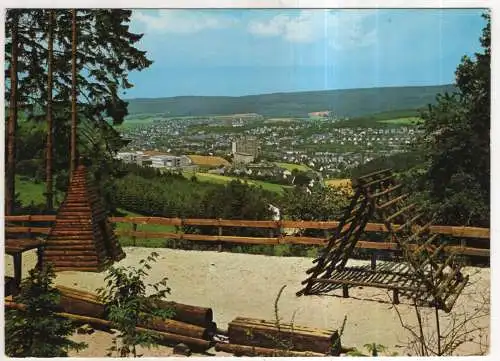 [Ansichtskarte] GERMANY - Blick auf Meschede im Sauerland. 