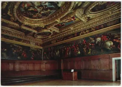 [Ansichtskarte] ITALY - Venezia - Palazzo Ducale - Sala del Consiglio dei Dieci. 