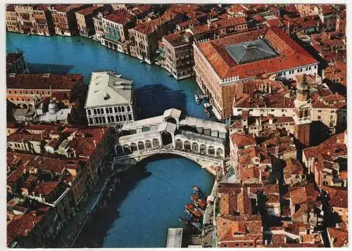 [Ansichtskarte] ITALY - Venezia - Veduta area del Rialto. 