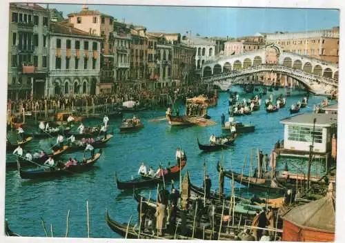 [Ansichtskarte] ITALY - Venezia - Regata Storica sul Canal Grande. 