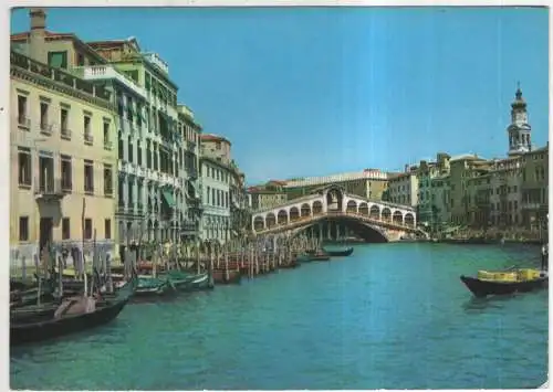 [Ansichtskarte] ITALY - Venezia - Canal Grande  e Ponte Rialto. 