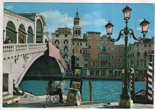 [Ansichtskarte] ITALY - Venezia - Il Ponte di Rialto. 