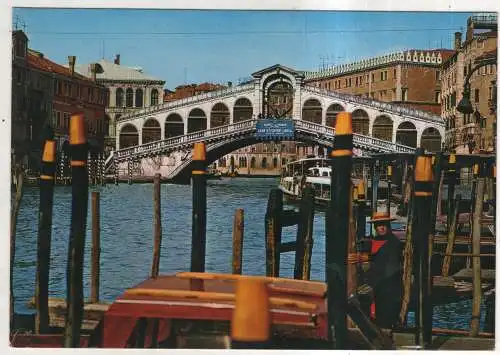 [Ansichtskarte] ITALY - Venezia - Ponte di Rialto. 