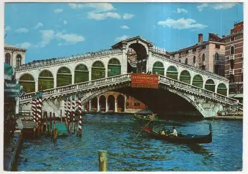 [Ansichtskarte] ITALY - Venezia - Ponte di Rialto. 