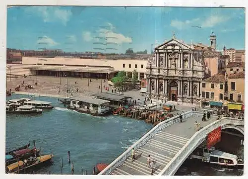 [Ansichtskarte] ITALY - Venezia - Stazione di S. Lucia. 