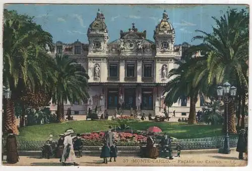 [Ansichtskarte] MONACO - Facade du Casino. 