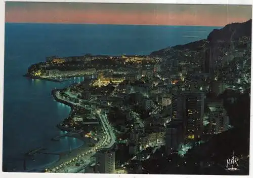 [Ansichtskarte] MONACO - Le Port et Monte-Carlo. 