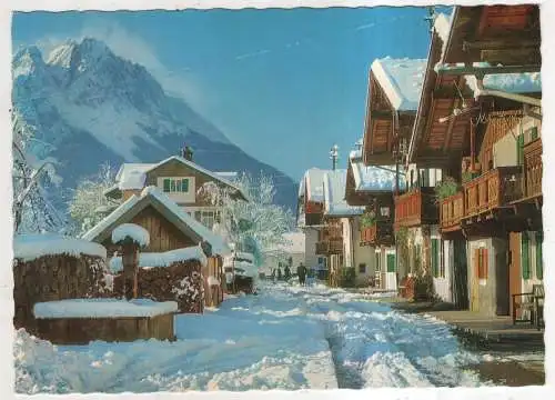 [Ansichtskarte] GERMANY -  Garmisch-Partenkirchen - Frühlingsstraße. 