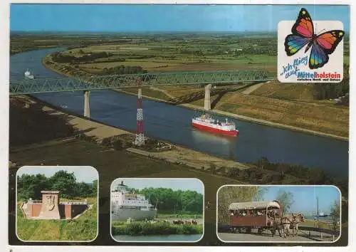 [Ansichtskarte] GERMANY -  Hanerau-Hademarschen - Grünentaler Hochbrücke - Nord-Ostsee Kanal. 