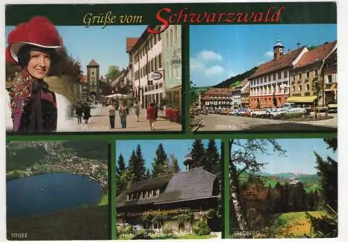 [Ansichtskarte] GERMANY - Schwarzwald - Villingen - Triberg - Titisee ... 