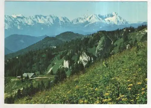 [Ansichtskarte] GERMANY -  Lenggries / Bayer. Alpen - Brauneck mit Tölzer Hütte. 