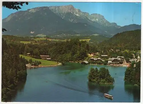 [Ansichtskarte] GERMANY -  Königssee - Seelände mit Untersberg. 