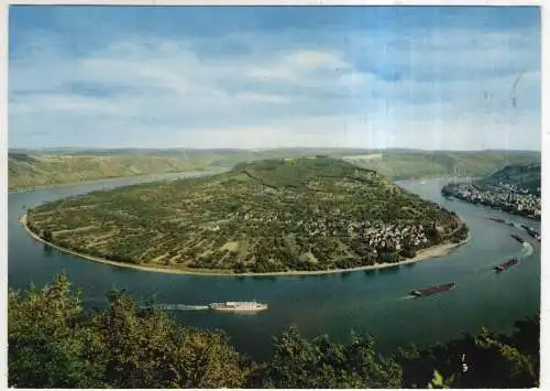 [Ansichtskarte] GERMANY - Boppard am Rhein - Die große Rheinschleife. 