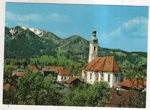 [Ansichtskarte] GERMANY - Lenggries im Isarwinkel mit Blick zum Brauneck. 