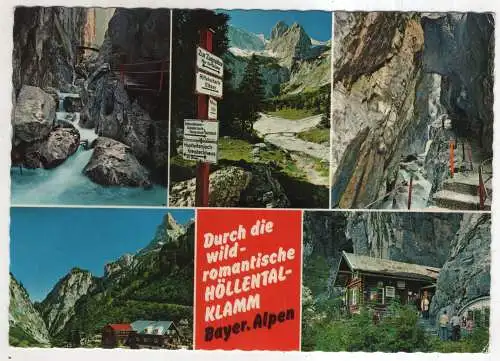 [Ansichtskarte] GERMANY - Höllenklamm - Bayer. Alpen. 