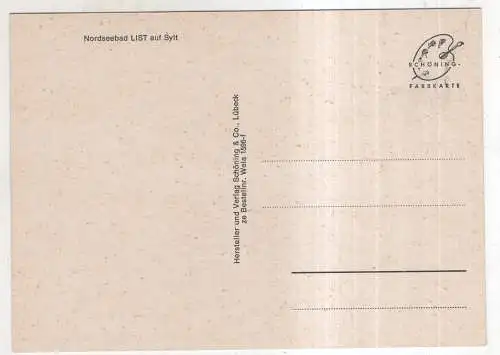 [Ansichtskarte] GERMANY - Nordseebad List auf Sylt. 