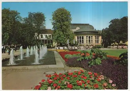 [Ansichtskarte] GERMANY - Bad Salzuflen - Fontänen und Kurhaus. 