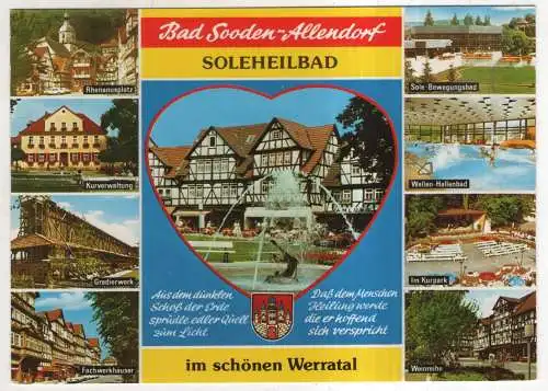 [Ansichtskarte] GERMANY - Bad Sooden-Allendorf. 